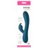 Inya Luv Bunny - oppladbar vibrator med klitorisstimulator (turkis)