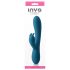 Inya Luv Bunny - oppladbar vibrator med klitorisstimulator (turkis)