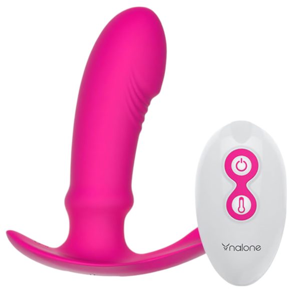 Nalone Marley - Oppvarmet prostata vibrator med fjernkontroll (rosa)