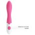 Pretty Love Bishop - vanntett G-punktvibrator (rosa-hvit)