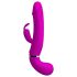 Pretty Love Henry - oppladbar sprutende vibrator med klitorisstimulator (rosa)