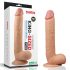 Lovetoy Kongestørrelse - sugekopp, naturtro dildo - 25cm (naturlig)