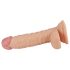 Lovetoy Real Extreme - G-punkt dildo med baller - 19cm (naturlig)