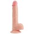 Naturlig dildo med sugekopp - 21 cm