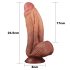 Lovetoy - realistisk dobbeltlagdildo - 26cm (natur)