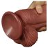 Lovetoy - realistisk dobbeltlagdildo - 26cm (natur)