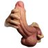 Lovetoy - realistisk dobbeltlagdildo - 26cm (natur)