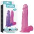 Lovetoy Jelly Studs - sugekopp dildo - 20cm (rosa)