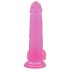 Lovetoy Jelly Studs - realistisk dildo med sugekopp - 20 cm (rosa)