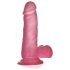 Lovetoy Jelly Studs - realistisk dildo med sugekopp - 15 cm (rosa)