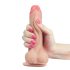 Lovetoy Sliding-Skin dildo - 18cm (naturlig)