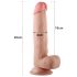 Lovetoy Sliding-Skin - naturlig lag-på-lag dildo 21 cm