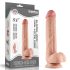 Lovetoy Sliding-Skin - Dobbel-lags dildo - 23 cm (naturlig)