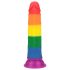 Lovetoy Prider - realistisk dildo - 19cm (regnbue)