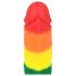 Lovetoy Prider - realistisk dildo - 19cm (regnbue)