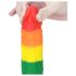 Lovetoy Prider - realistisk silikondildo - 19 cm (regnbue)