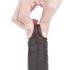 Lovetoy Sliding-Skin - To-lags dildo - 18cm (brun)