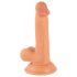 Mr. Rude - naturtro sugekoppdildo med baller, 17cm