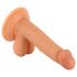 Mr. Rude - naturtro sugekoppdildo med baller, 17cm