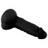 Mr. Rude - sugekopp dildo med baller - 19cm (svart)