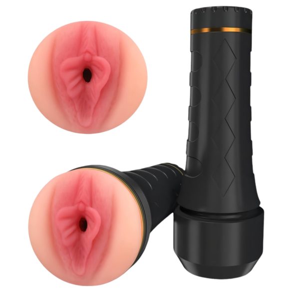 Tracy's Dog Cup - Realistisk vagina masturbator (svart-natur)