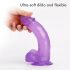 Tracy's Dog Jelly 8 - sugekopp-dildo med testikler (lilla)