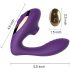 Tracy's Dog 2 - luftpulserende 2-i-1 vibrator (lilla)