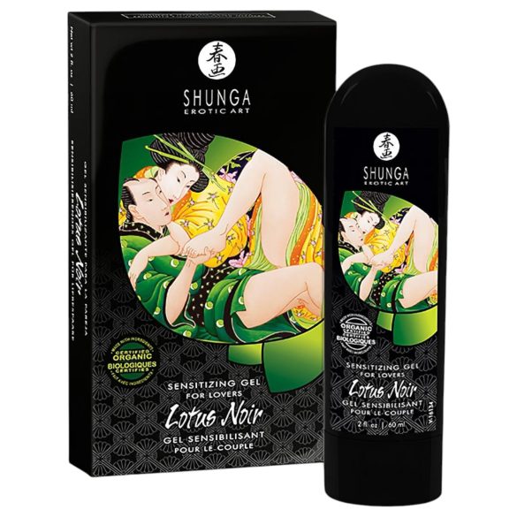 Shunga Lotus Noir - unisex stimulerende gel (60ml)