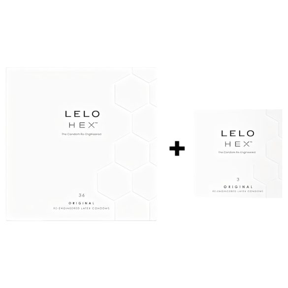 LELO Hex Original - luksus kondompakke (36+3 stk)