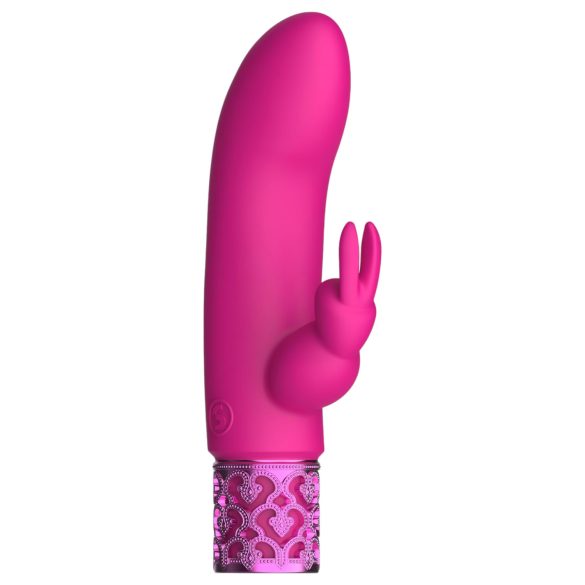 Royal Gems Dazzling - ladbar klitorisvibrator (rosa)