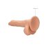 RealRock Dong 10 - naturtro, realistisk dildo med baller (25cm)