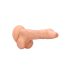 RealRock Dong 10 - naturtro, realistisk dildo med baller (25cm)