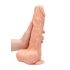 RealRock Dong 10 - naturtro, realistisk dildo med baller (25cm)