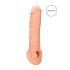 RealRock Penis Sleeve 21cm - naturtro nytelse