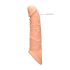 RealRock Penis Sleeve 21cm - naturtro nytelse