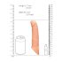 RealRock Penis Sleeve 21cm - naturtro nytelse