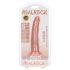 RealRock Slim - realistisk dildo - 15,5 cm (hudfarge)