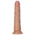 RealRock Slim - realistisk dildo 15,5cm (mørk natur)