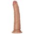 RealRock Slim - realistisk dildo 15,5cm (mørk natur)