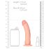 RealRock - realistisk sugedildo 15,5cm (naturlig)