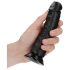 RealRock - realistisk dildo med sugekopp - 15,5 cm (svart)