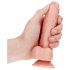 RealRock - realistisk dildo med sugefot - 15,5 cm (natur)