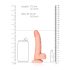 RealRock - realistisk dildo med sugefot - 15,5 cm (natur)