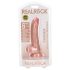 RealRock - realistisk dildo med sugefot - 15,5 cm (natur)