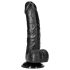 RealRock - realistisk sugedildo 15,5cm (svart)