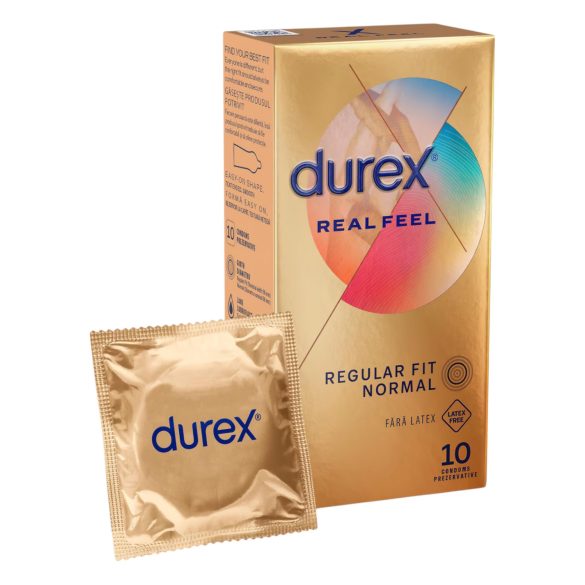 Durex Real Feel - lateksfrie kondomer (10 stk)