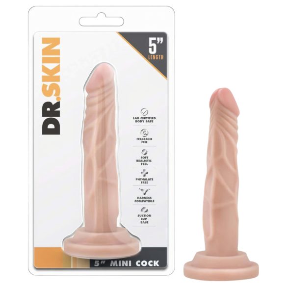 Dr. Skin 5 - naturtro sugedildo (14,5cm)