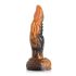 Creature Cocks Ravager - teksturert silikon dildo - 20 cm (oransje)