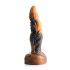 Creature Cocks Ravager - teksturert silikon dildo - 20 cm (oransje)