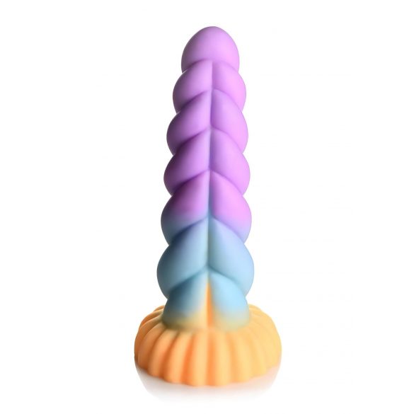 Mystique Unicorn Dildo - 21cm (lilla-gul)